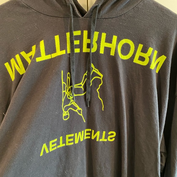 Vetements SS18 “Matterhorn” Hoodie Sweatshirts & Hoodies